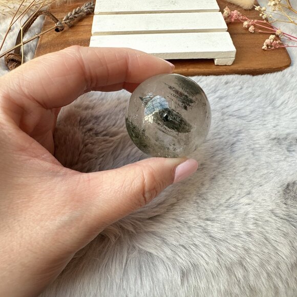 Small Garden Quartz Sphere - Picture 3 of 7